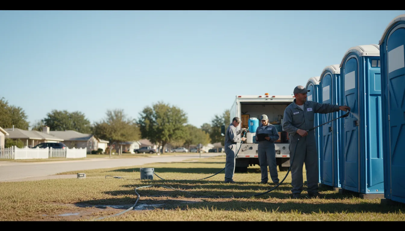 Long-Term Portable Toilet Rental in Wever, IA near me